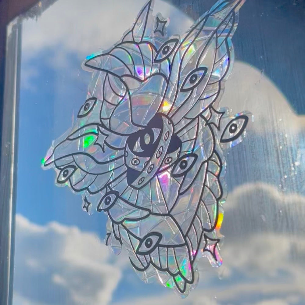 Angel window cling