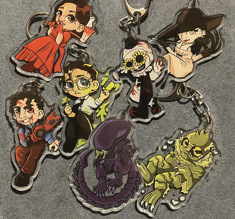 Miscellaneous Horror Keychains