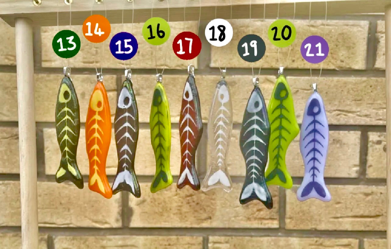 Glass rainbow fish