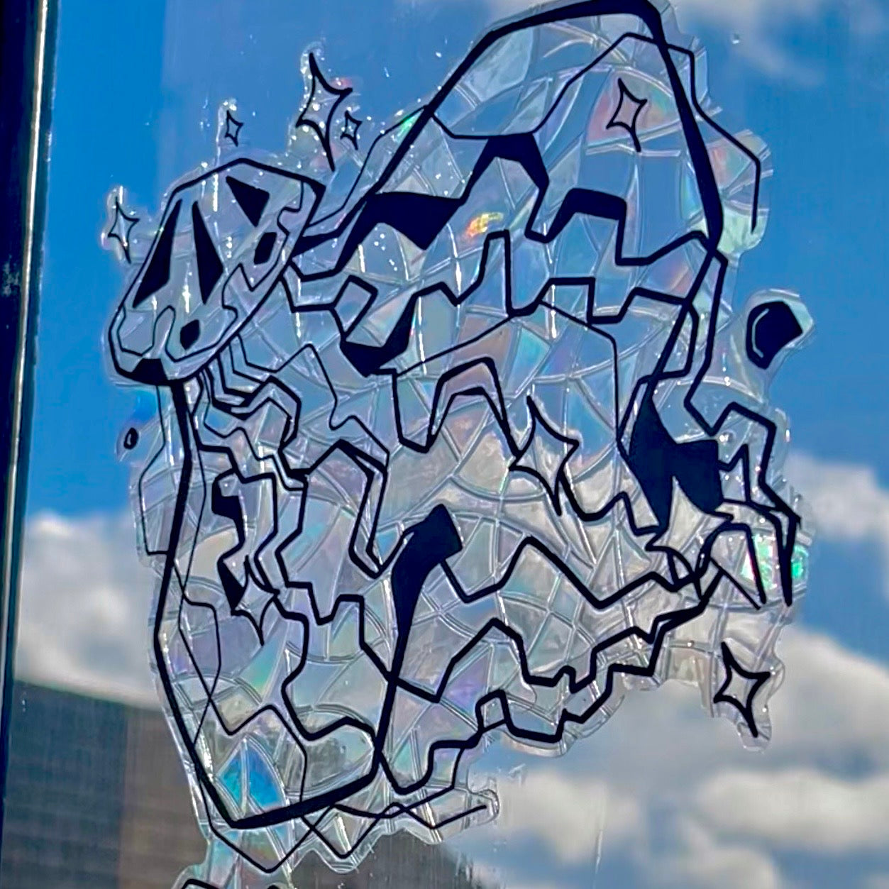 Jellyfish window cling