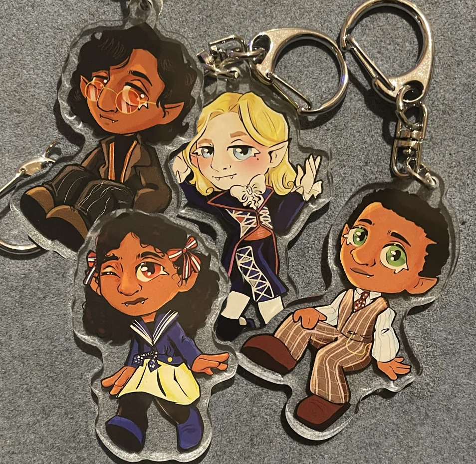 Interview with the Vampire Keychains
