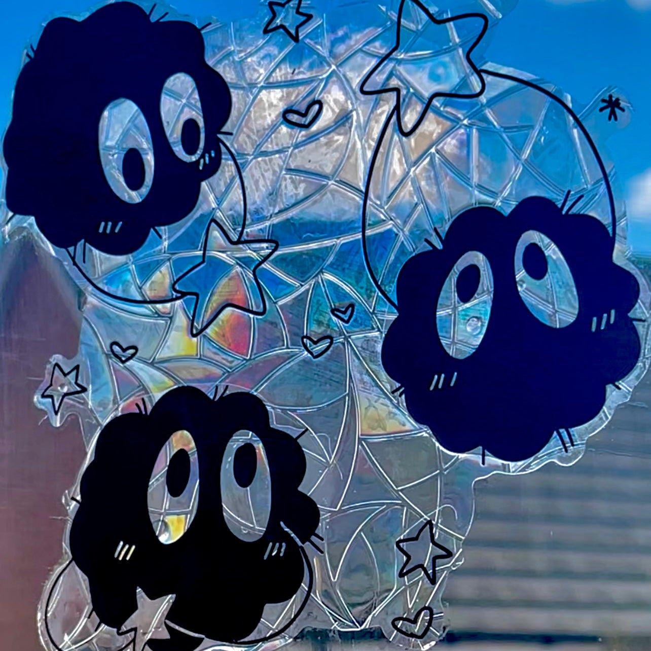 Soot sprite window cling