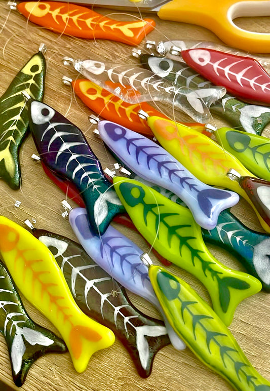 Glass rainbow fish