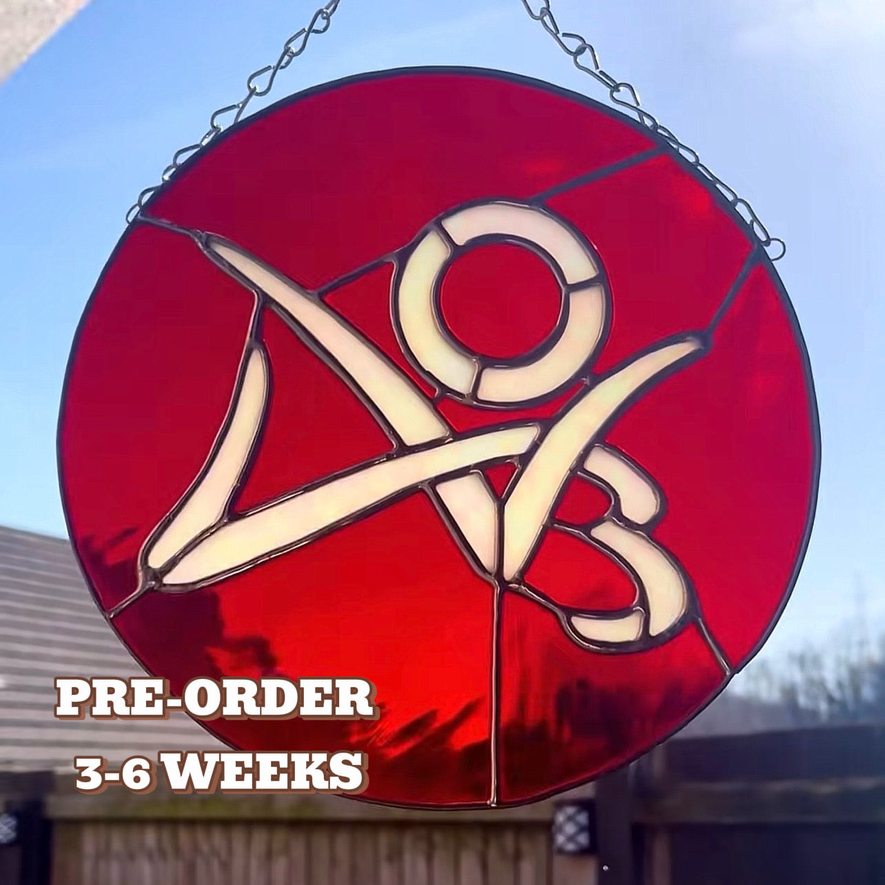 Large Fanfiction Logo Suncatcher (Pre-order)