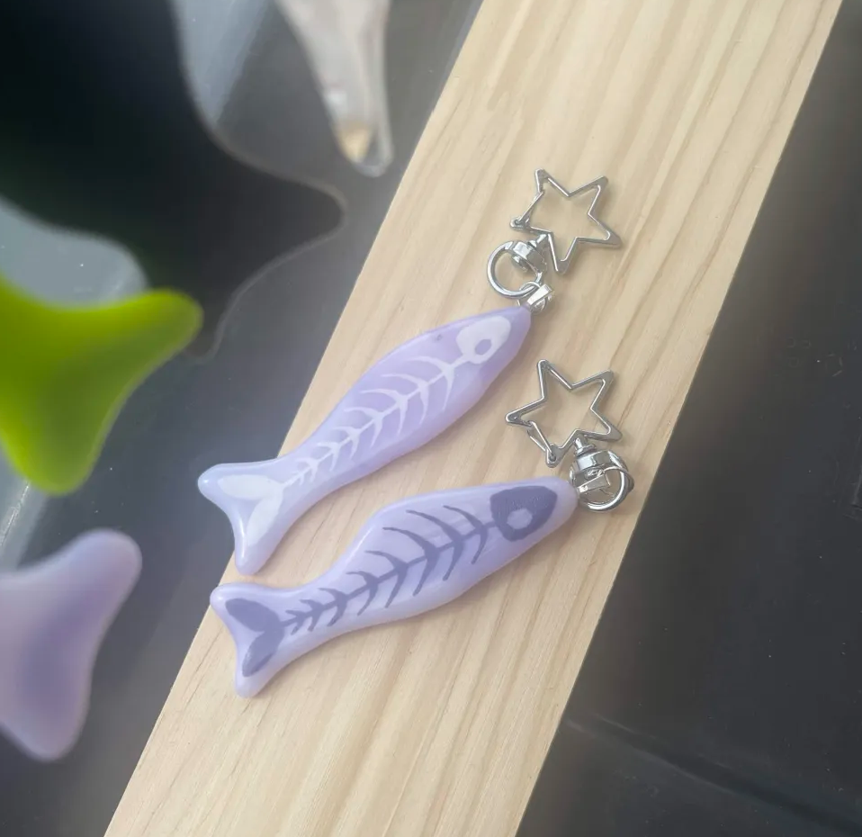 Glass rainbow fish